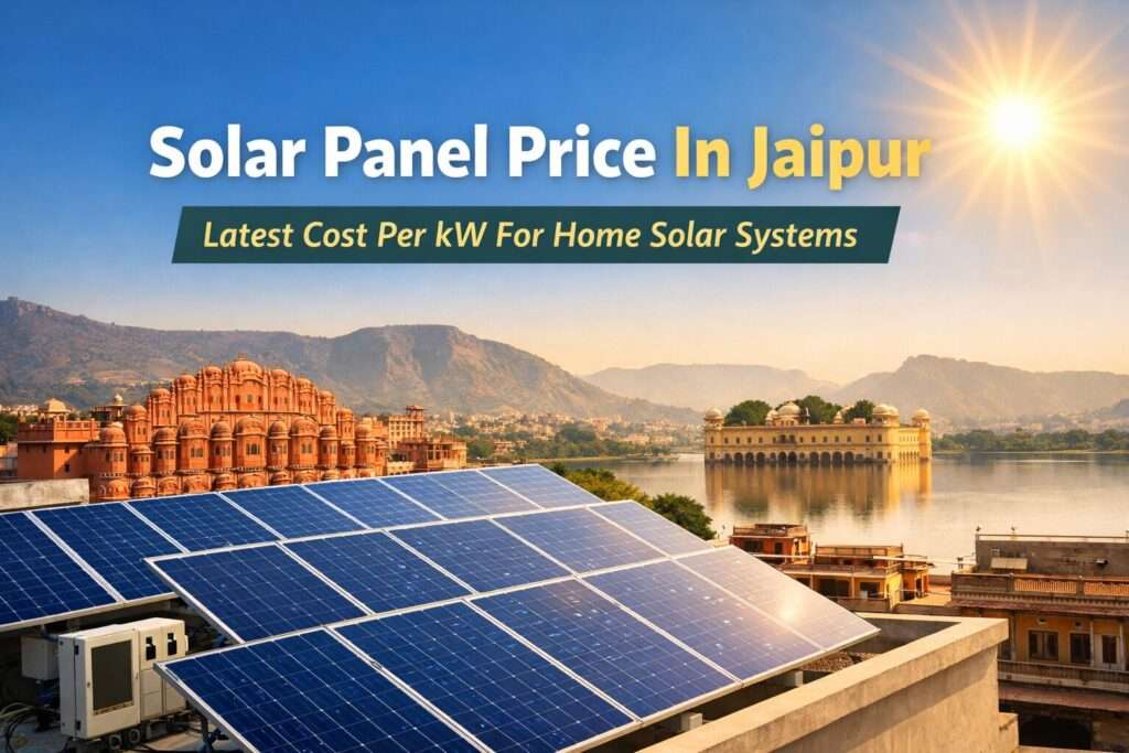 Solar Panel Price In Jaipur – rooftop home solar system installation cost per kW
