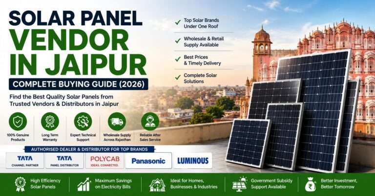 Solar Panel Vendor in Jaipur Complete Buying Guide 2026