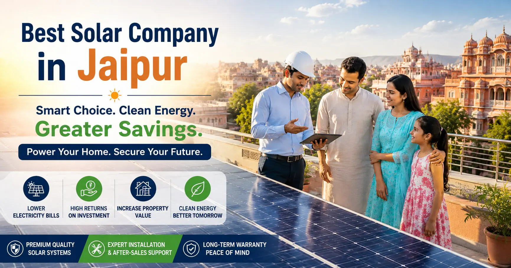 How to choose the best solar company in Jaipur for rooftop solar installation