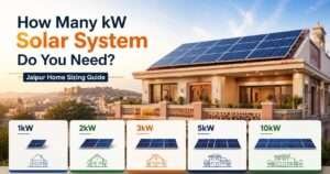 Solar Company in Jaipur home solar system sizing guide