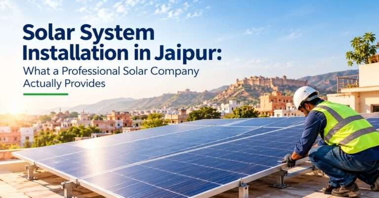 Solar System Installation in Jaipur